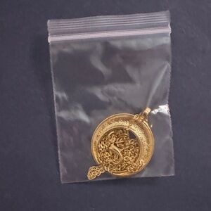 Gold-Toned Pendant Necklace